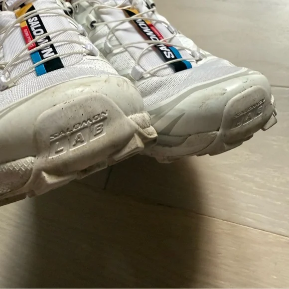 Salomon XT-6 Sneakers in Off White Lunar Rock - Picture 6 of 7